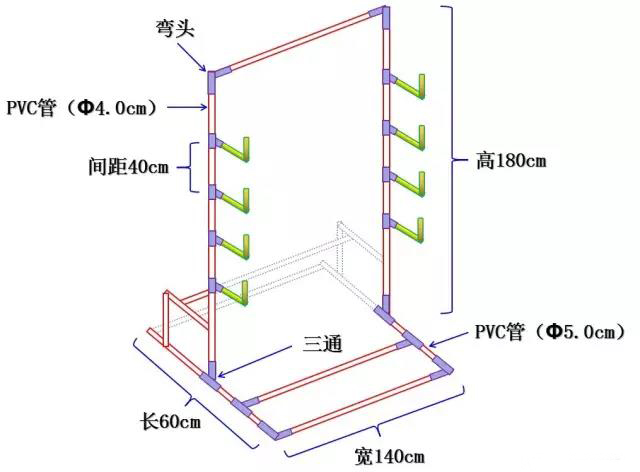 图1 单面墙式管道水培栽培架.jpg